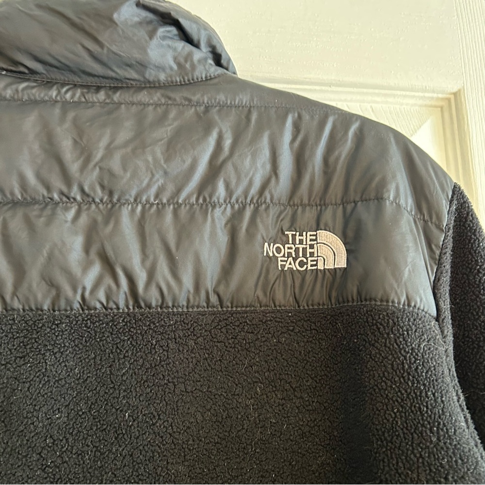 North Face Men's 550 Black Fleece/Puffer Polartec with down jacket size small - Picture 10 of 13